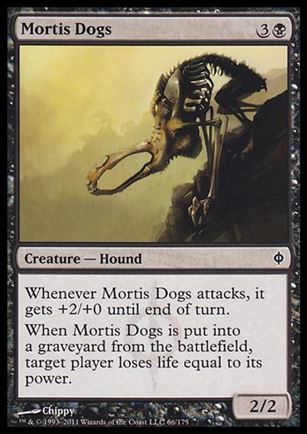 Magic the Gathering: New Phyrexia card 66 Mortis Dogs