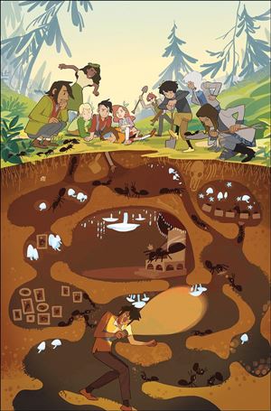 Lumberjanes/Gotham Academy issue 3-C Vivian Ng 1:15 Cover