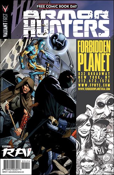 Valiant FCBD 2014 Armor Hunters Special issue nn-BU Forbidden Planet NYC Cover