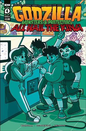 Godzilla: Monsters & Protectors - All Hail the King issue 4-B Andrea Bell Cover