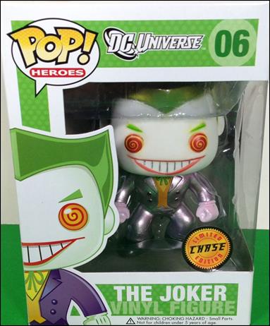 POP! Heroes figure 6-B The Joker (Metallic) Chase