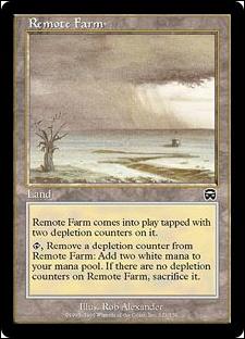 Magic the Gathering: Mercadian Masques (Base Set) card 323 Remote Farm