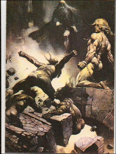 Frazetta (Base Set) card 75 Black Star