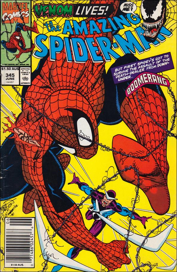 Amazing Spider-Man (1963) issue 345-B Australian Price Cover