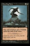 Magic the Gathering: Portal (Base Set) card 97 Howling Fury
