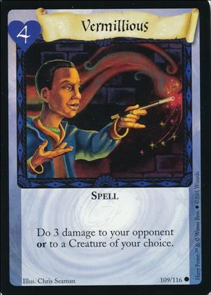 Harry Potter (Base Set) card 109 Vermillious