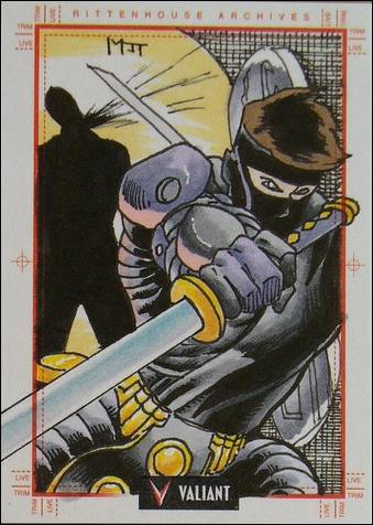 2013 Valiant Comics Preview Trading Card Set (Sketch Card Subset) card MJT-03