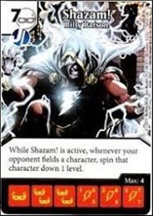 DC Comics Dice Masters Justice League  card 65 Shazam! - Billy Batson