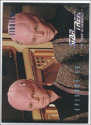 Star Trek: The Next Generation - The Episode Collection Season One (Base Set) card 54 11001001, Episode 15C