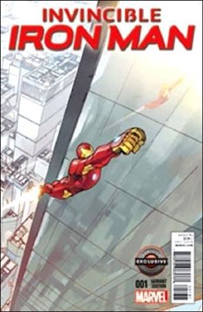 Invincible Iron Man (2015)  issue 1-YK Polybagged Bengal GameStop Cover
