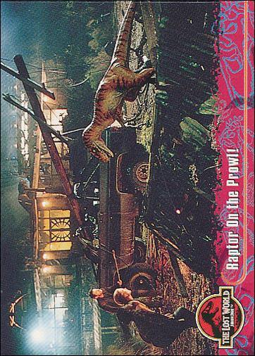 Lost World: Jurassic Park (Base Set) card 31 Raptor On the Prowl!