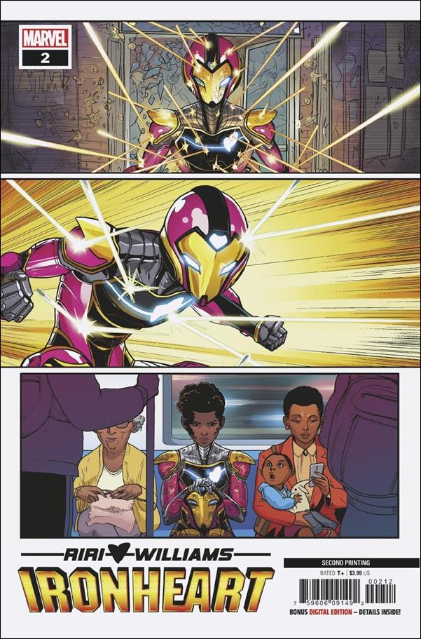 Ironheart issue 2-B Luciano Vecchio Cover (Second Printing)