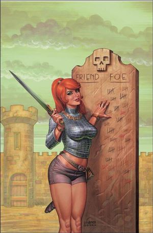 Immortal Red Sonja issue 3-U Joseph Michael Linsner Virgin Cover