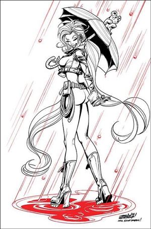 Sweetie Candy Vigilante (2024) issue 4-J Jeff Zornow FOC 1:7 Line Art Cover