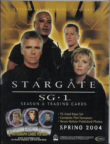 Stargate SG-1: Season 6 card 7 Sell Sheet