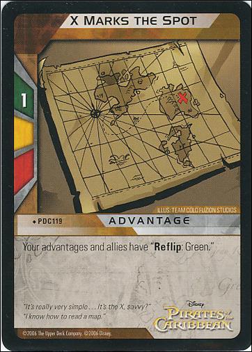 Pirates of the Caribbean - Dead Man's Chest (Base Set) card PDC119 X Marks the Spot