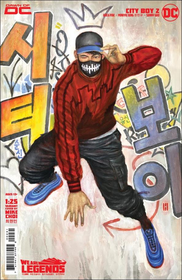 City Boy issue 2-C Mike Choi 1:25 Cardstock Cover
