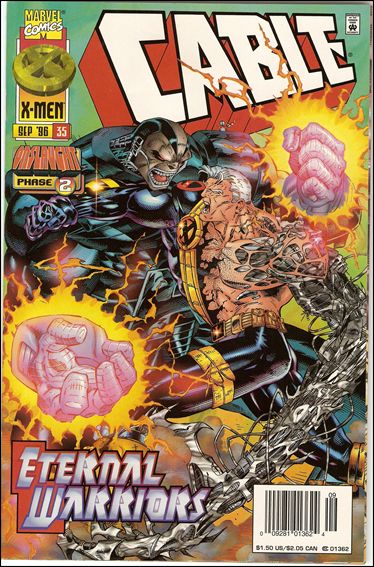 Cable (1993) issue 35-B Newsstand Edition / Price Variant