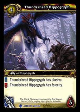 World of Warcraft: Heroes of Azeroth (Base Set) card 280 Thunderhead Hippogryph