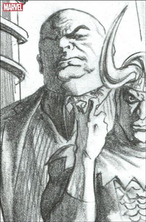 Moon Knight (2021) issue 22-D Alex Ross 1:100 Kingpin Virgin Sketch Cover