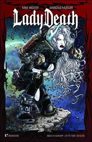 Lady Death (2010) issue 24-H Auxiliary Cover 1/1000