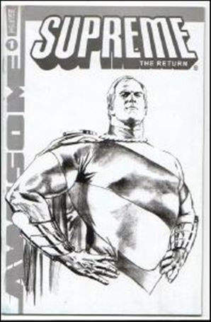 Supreme: The Return issue 1-C Alex Ross Sketch Cover