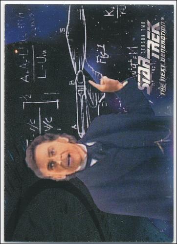 Star Trek: The Next Generation - The Episode Collection Season Two (Base Set) card 112 Mission Chronology - Card D