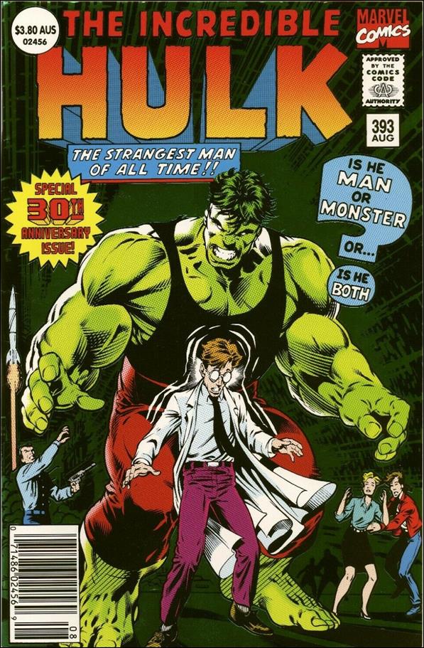 Incredible Hulk (1968) issue 393-C Australian Price Cover