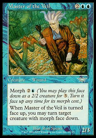 Magic the Gathering: Legions (Base Set) card 43 Master of the Veil