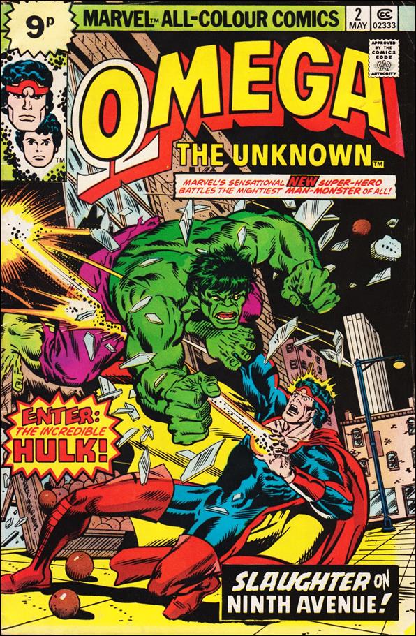 Omega: The Unknown (1976) issue 2-C UK Price Cover