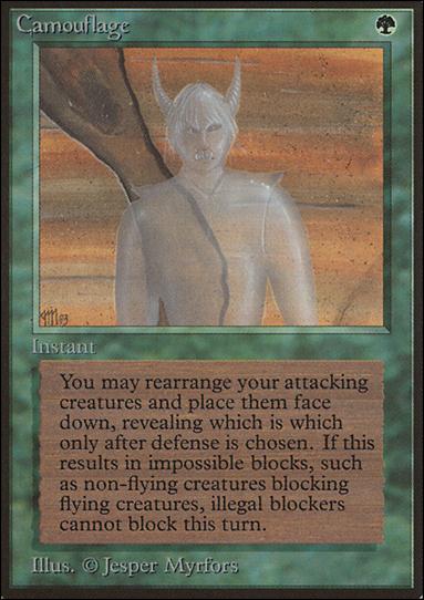 Magic the Gathering: Limited Edition Beta (Base Set) card 188 Camouflage
