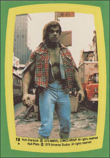 Incredible Hulk (Sticker Subset) card 18 cover # 44