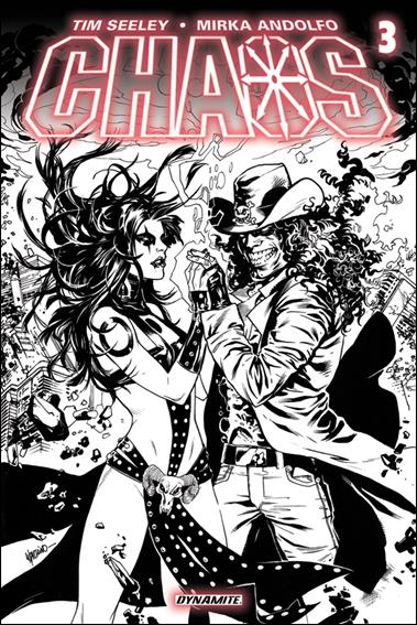 Chaos issue 3-E Emanuela Lupacchino 1:10 Black & White Cover