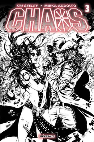 Chaos issue 3-E Emanuela Lupacchino 1:10 Black & White Cover
