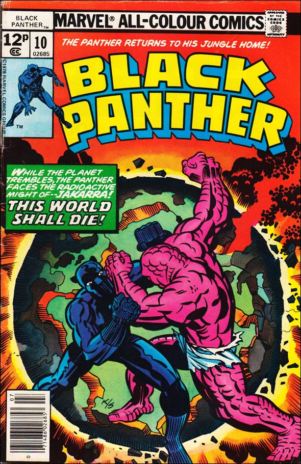 Black Panther (1977) issue 10-B UK Price Cover