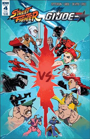 Street Fighter x G.I. Joe issue 4-B Nelson Daniel Subscription Cover