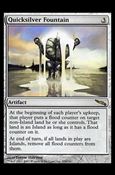 Magic the Gathering: Mirrodin (Base Set) card 233 Quicksilver Fountain
