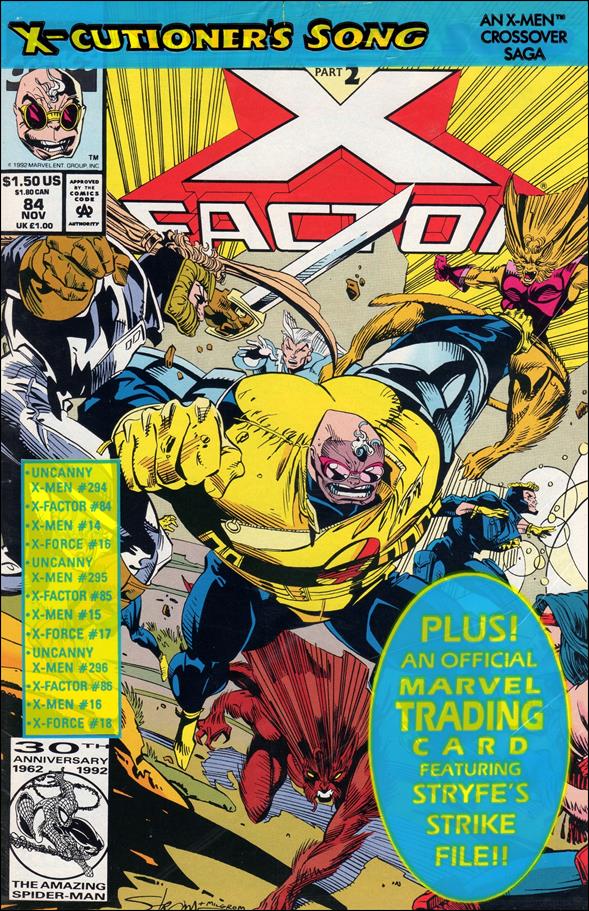 X-Factor (1986) issue 84 Polybagged with Trading Card