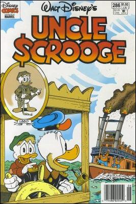 Walt Disney's Uncle Scrooge issue 286-B Marvel Cover
