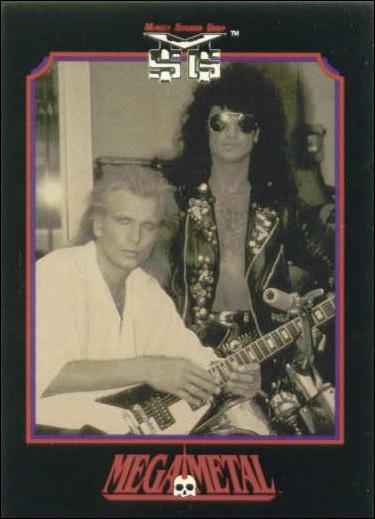 Mega Metal (Base Set) card 98 McAuley Schenker Group (MSG) Group Shot