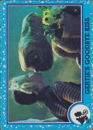 E.T. The Extra-Terrestrial (Base Set) card 74 Gertie's Goodbye Kiss