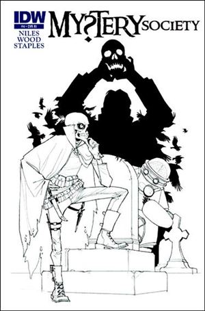 Mystery Society issue 4-B 1:10 Sketch Cover