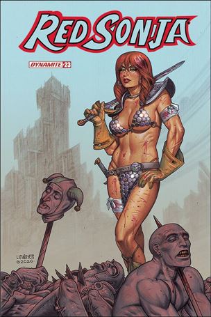 Red Sonja (2019) issue 23-B Joseph Michael Linsner Cover