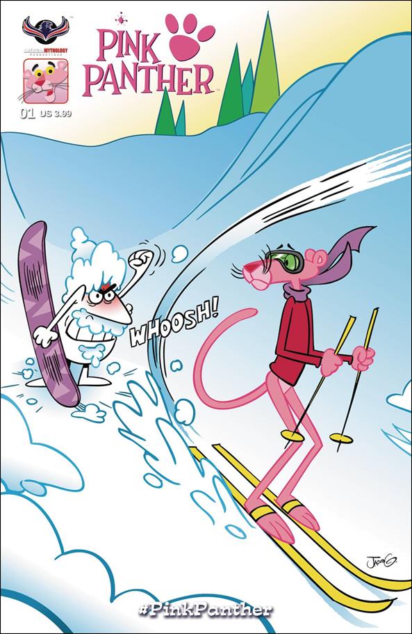 Pink Panther Snow Day issue 1-B Jacob Greenawalt Pink Hijinks Cover