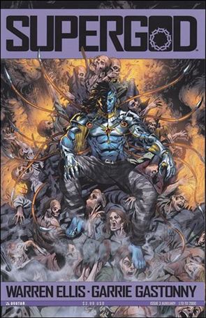 Warren Ellis' Supergod issue 3-D Auxiliary Cover 1/2000