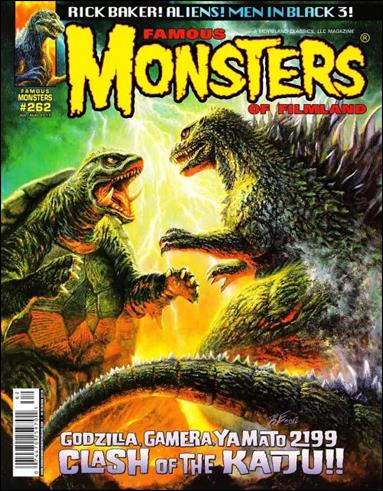 Famous Monsters of Filmland issue 262 Clash of the Kaiju Diamond & Newsstand Cover