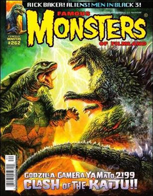 Famous Monsters of Filmland issue 262 Clash of the Kaiju Diamond & Newsstand Cover