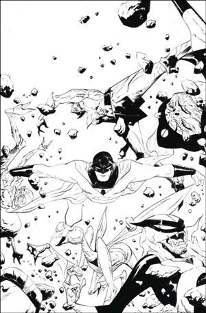 Space Ghost (2024) issue 12-J Jae Lee B&W Virgin 1:15 Cardstock Cover