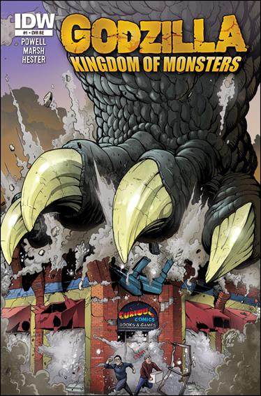 Godzilla: Kingdom of Monsters issue 1-PL Curious Comics "People Running" Cover 1/500