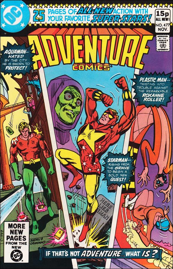 Adventure Comics (1938) issue 477-B UK Price Cover